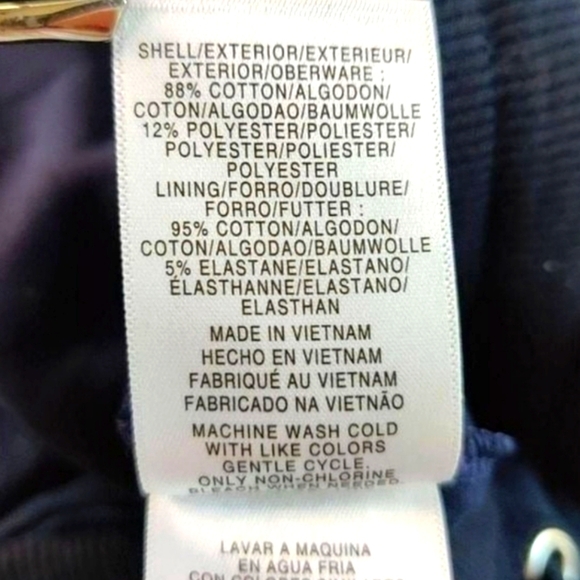 Jones New York Striped Black and White Terry Skort Size Large - Picture 6 of 9